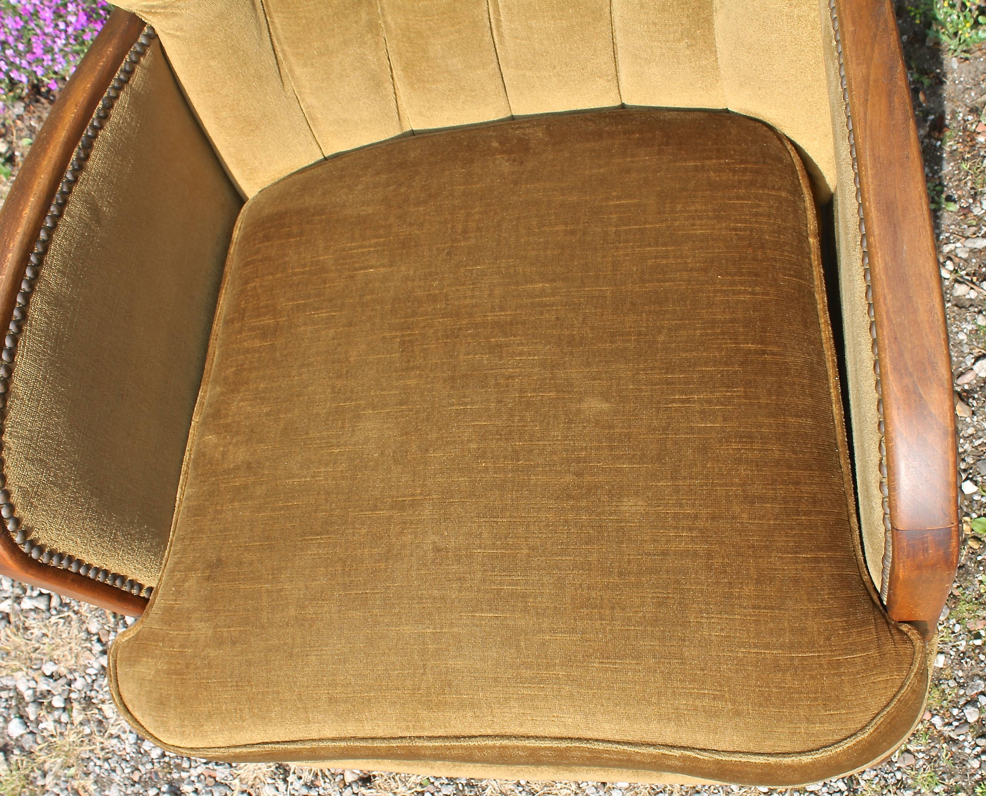 Chauffeuse fauteuil vintage 1950-1960