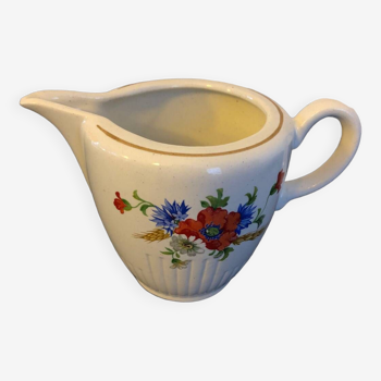 Tees pretty little Luneville porcelain milk jug