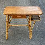 Vintage rattan desk from the 60s