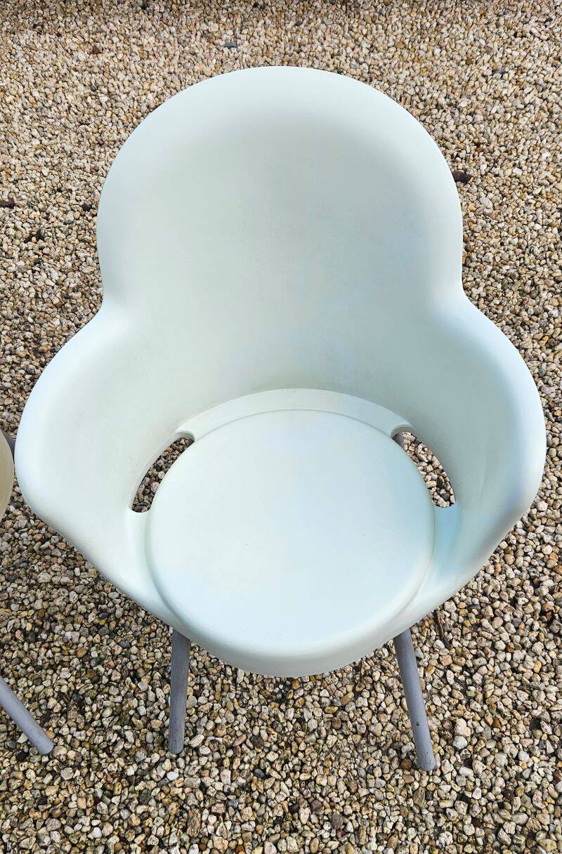 2 Italian Gogo Basic Armchairs By Marcello Ziliani For Sintesi 1980