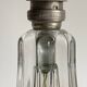 Art deco crystal star lamp base