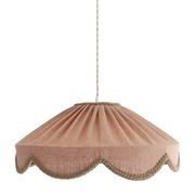 Suspension forme florale unie Cosette "classic linen"