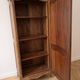 Antique wardrobe in classic style made of solid wood.