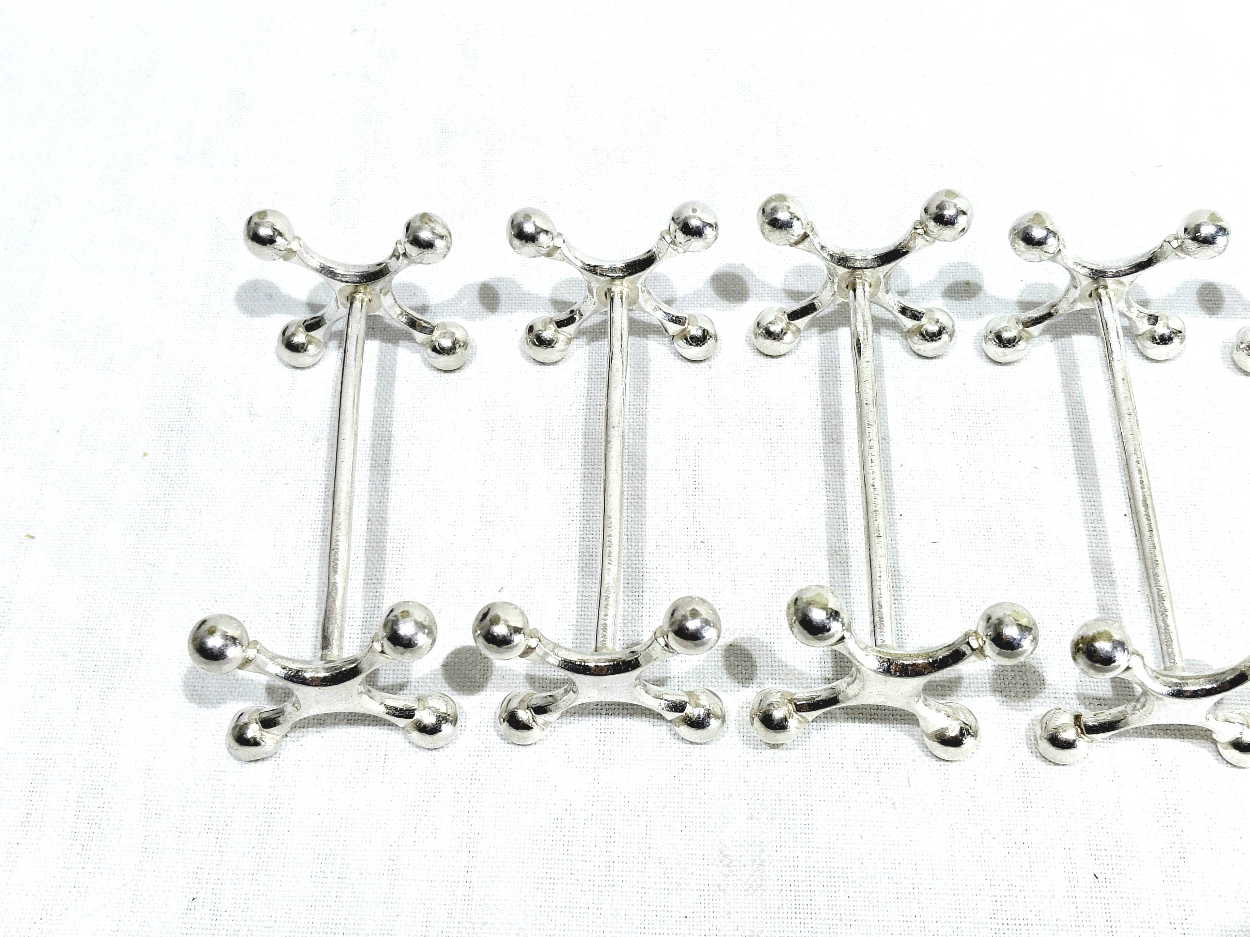 SFAM - Set of 9 Silver-Plated Knife Holders