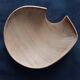 Caviar Dish Genuine Mother of Pearl Shell Knife & Teak Wood