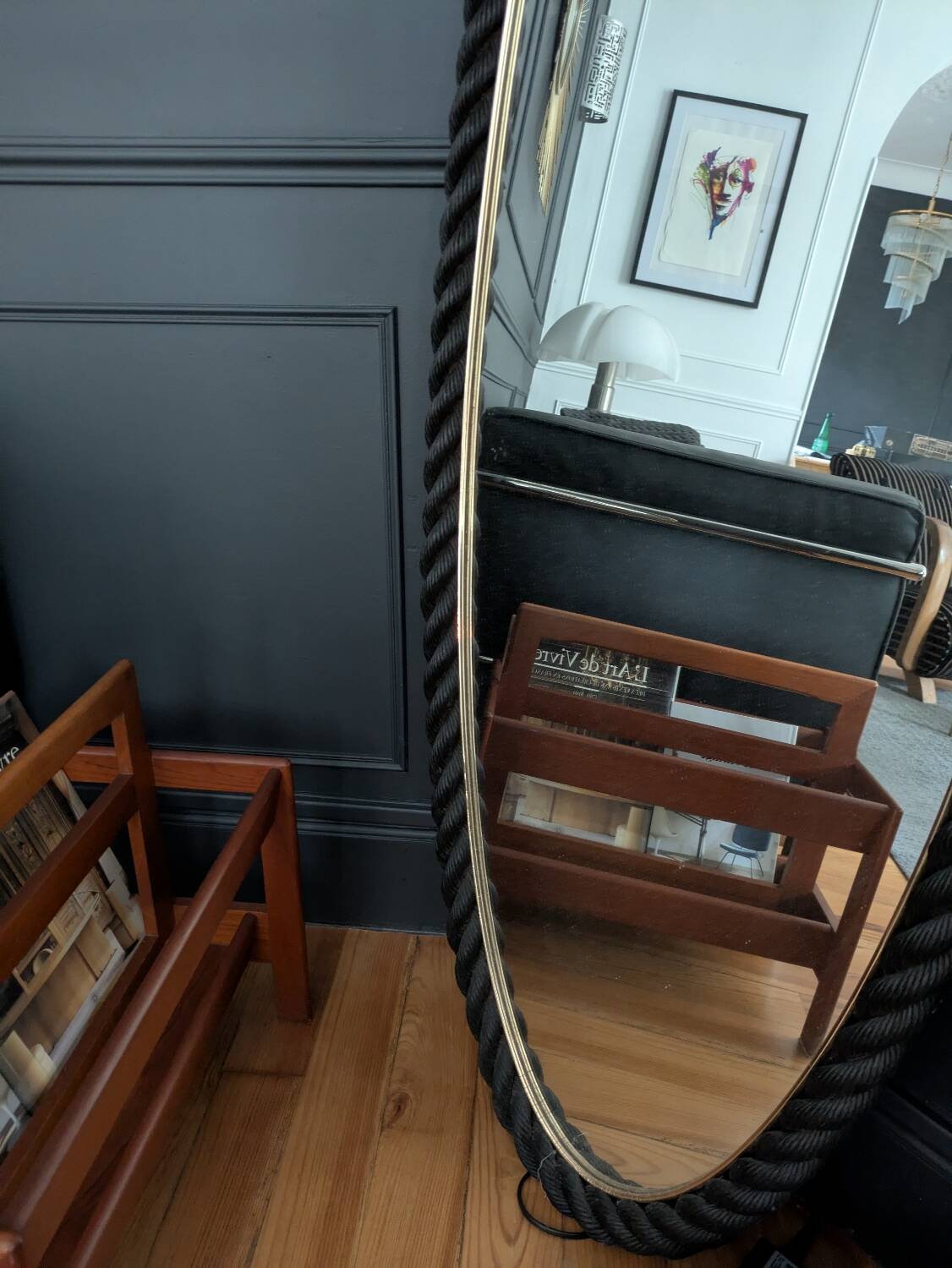 Vintage magazine rack