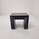 Set of 3 Italian Marble Nesting Tables, 1980s