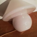 Vintage white opaline glass lamp