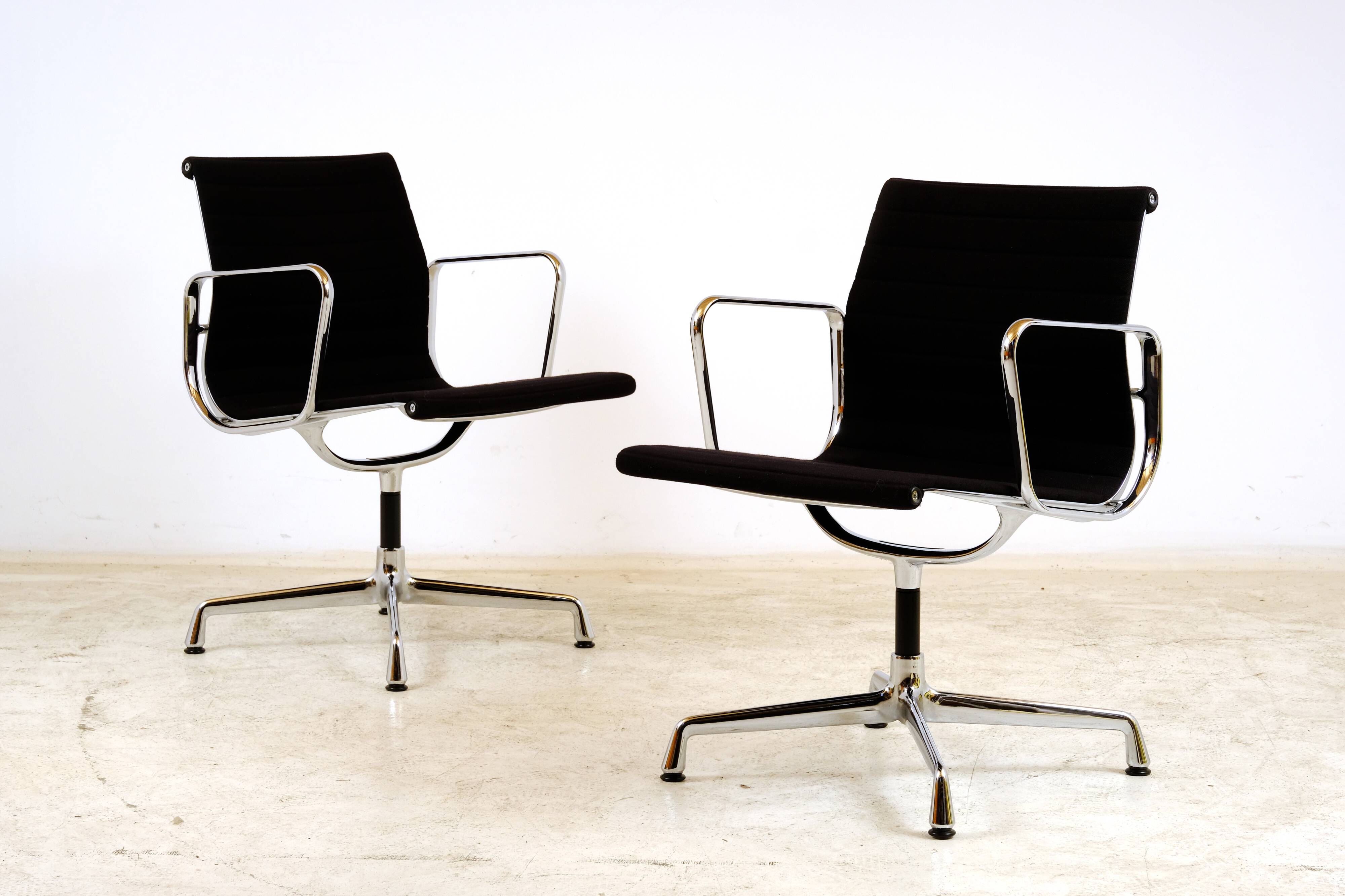 Pair of EA108 Eames armchairs for Vitra