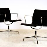 Pair of EA108 Eames armchairs for Vitra