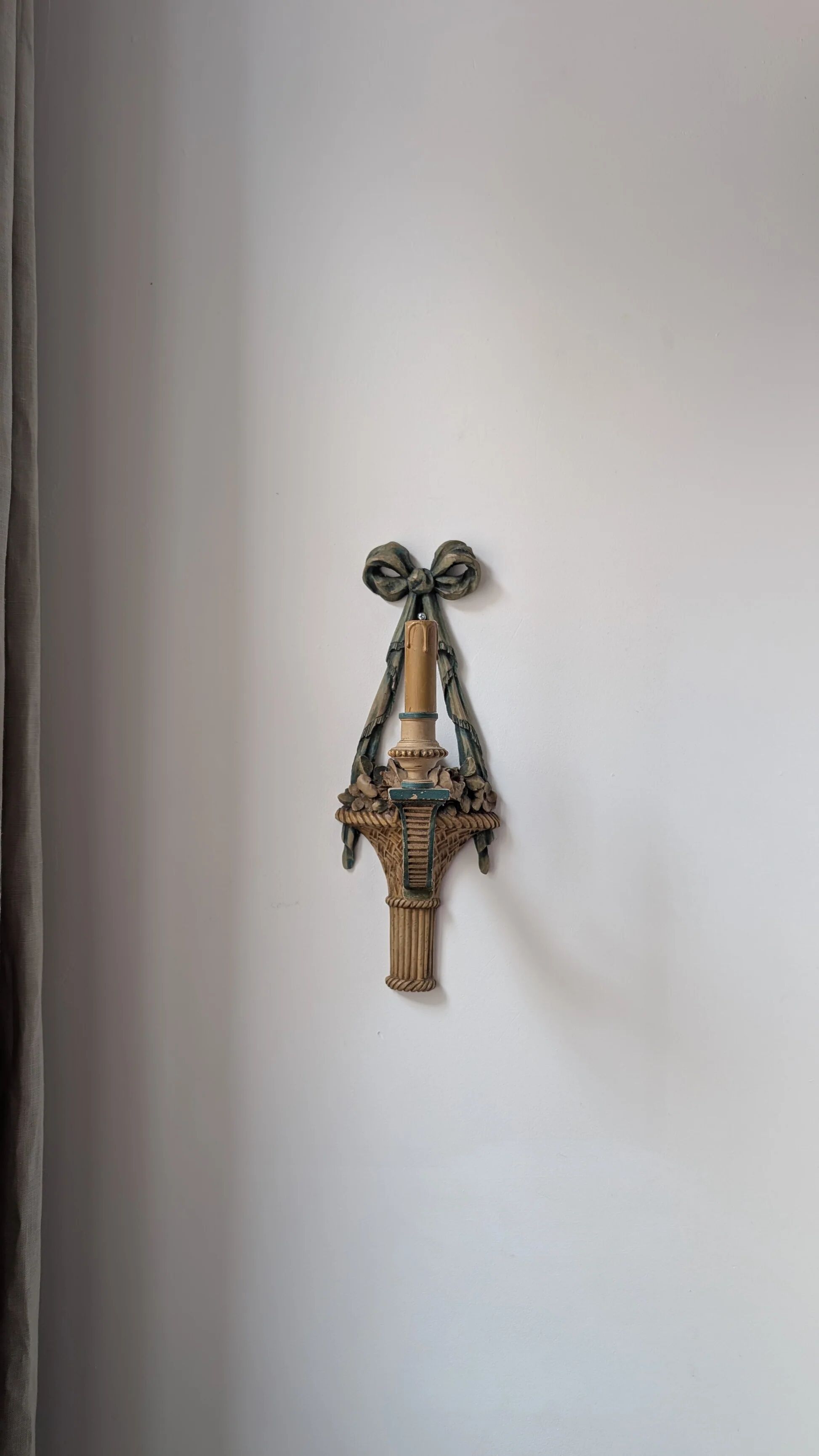Pair of decorative wall sconces