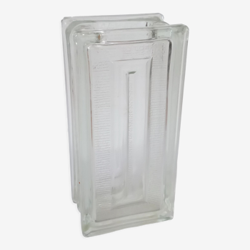 Glass brick vase