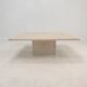 Italian Travertine Coffee Table, 1980's
