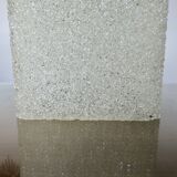 Pair of Scandinavian pendant lights in teak and perspex, 1970s.