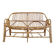 Antique rattan bench