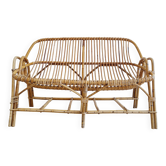 Banquette ancienne en rotin