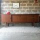 Vintage Scandinavian teak sideboard, 1960.
