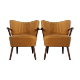 Paire de fauteuils cocktail rénovés vintage Allemagne 1950s