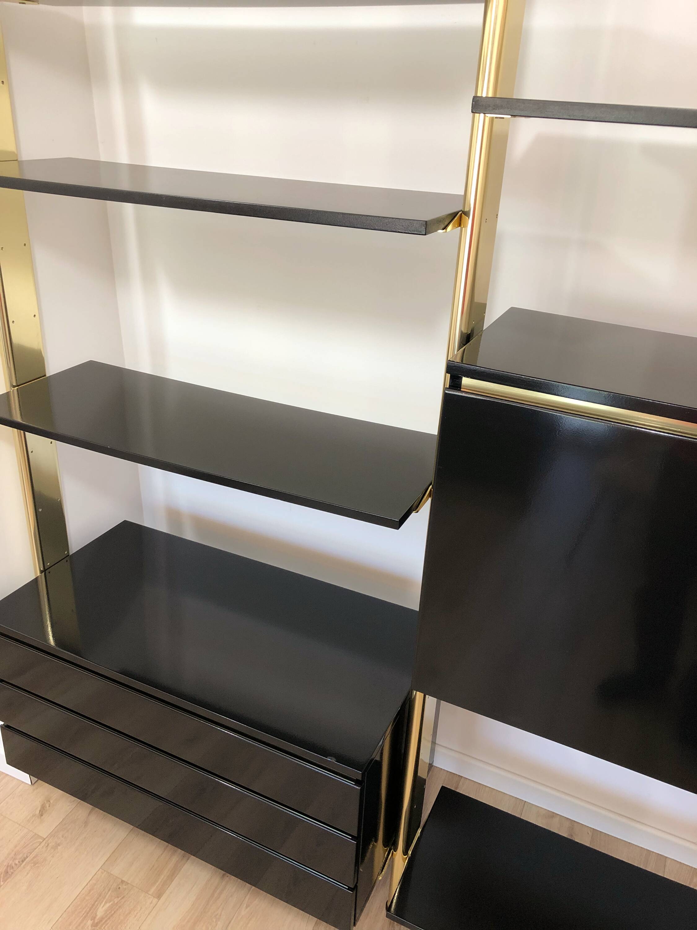 Library, modular unit by Modernindustria Giussano, 1970s