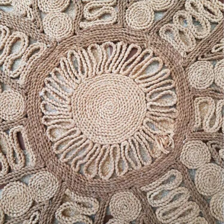 Vintage jute rug