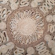 Tapis vintage en jute