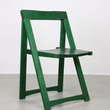 Vintage green folding chair