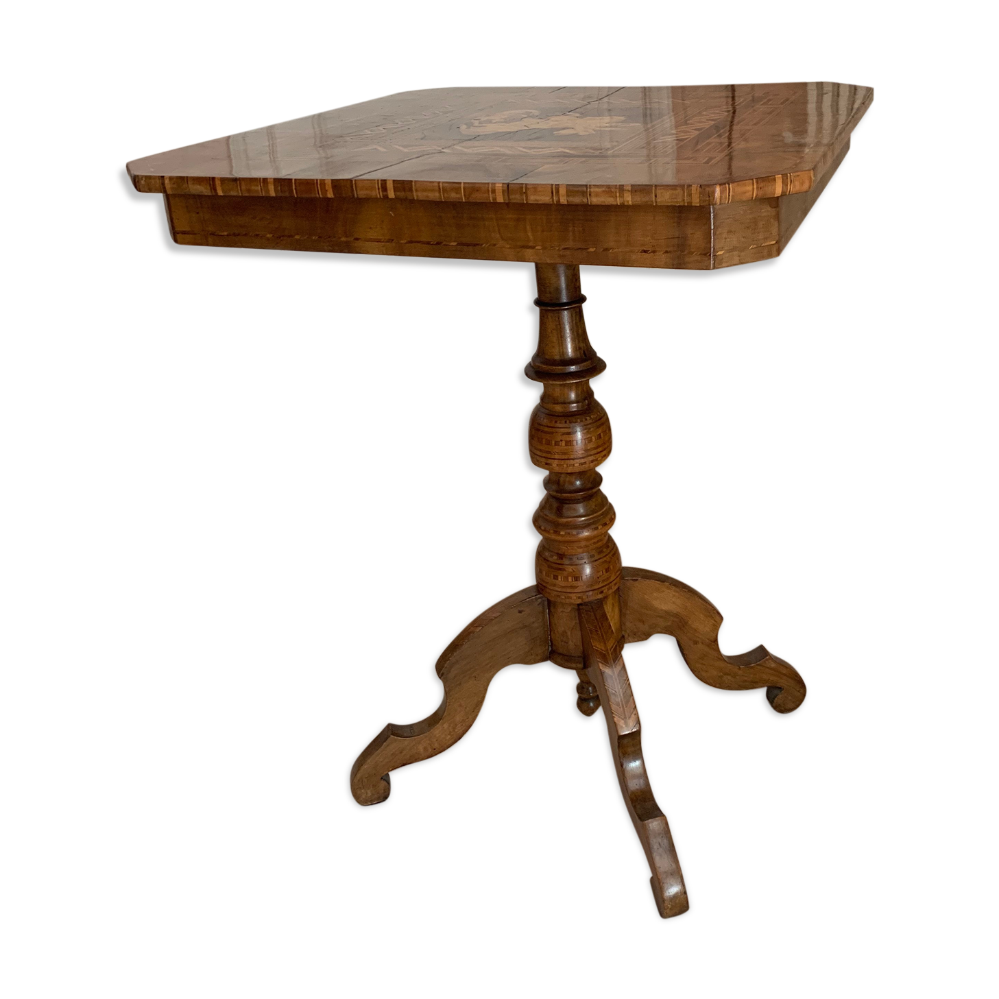 Marquetry table