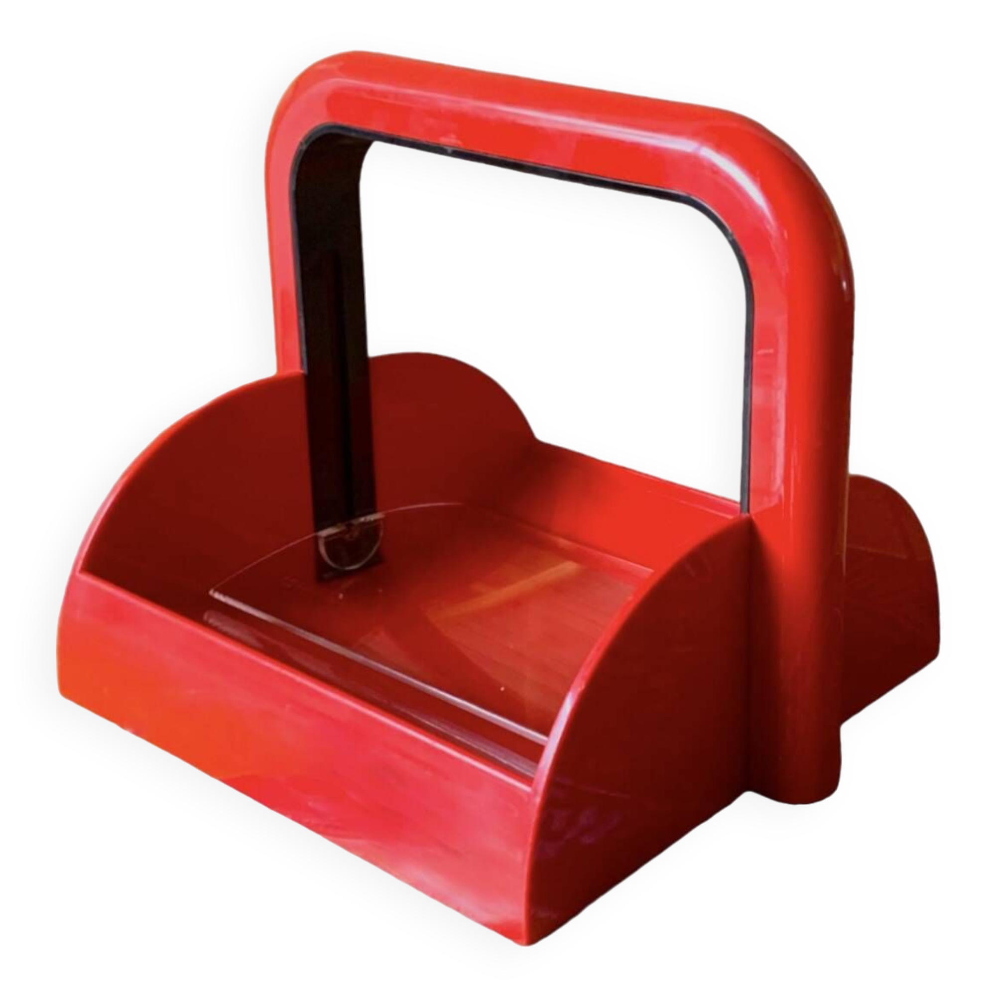 Vintage Guzzini napkin holder in plastic and plexiglass