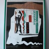 Lithographie Le modulor Le Corbusier