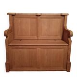 Solid oak bench