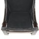 Fauteuil scandinave en cuir Suède 1960