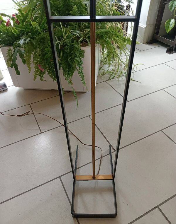 ARLUS floor lamp from the 1950s in metal and brass