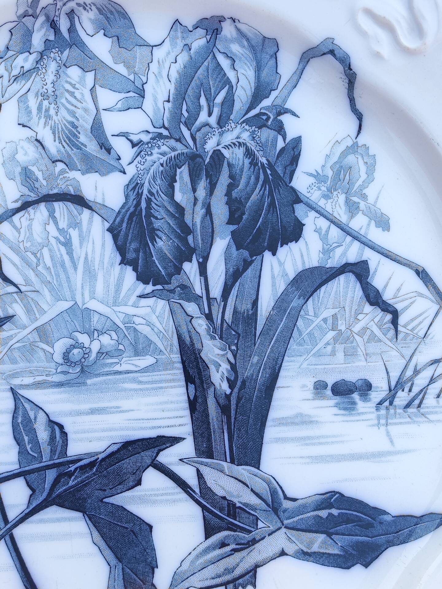 Large plate Villeroy and Boch - Iris model