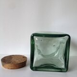 Square glass jar