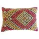 Coussin en kilim en laine tissé à la main vintage, style mauresque, milieu du 20e siècle