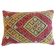 Vintage Handwoven Wool Kilim Pillow, Moorish Style, Mid-20th Century