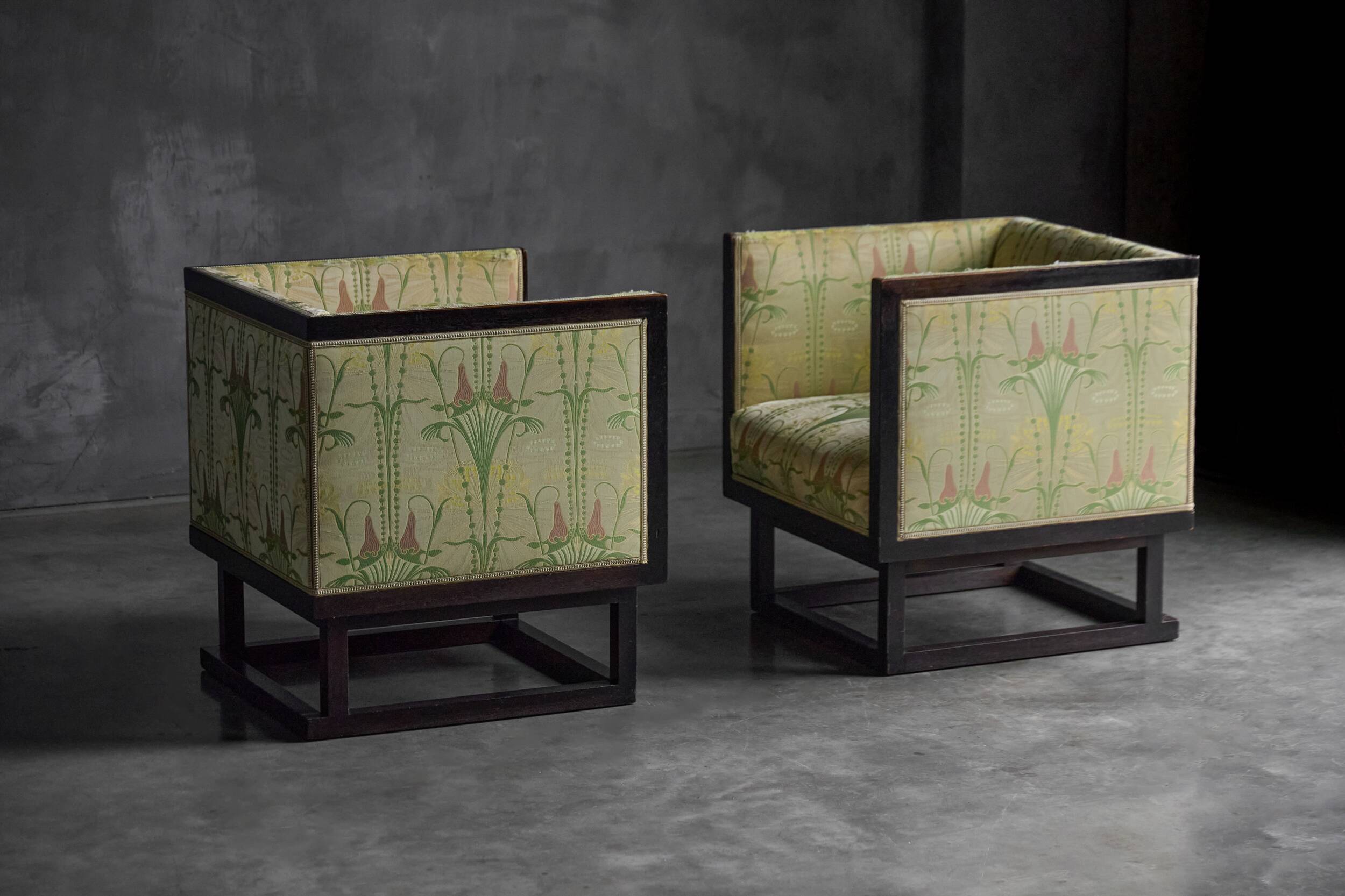 Cabinet Armchairs by Josef Hoffmann, Austria, 1903