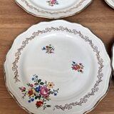 Set of 6 Flat Plates the Almond