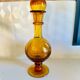 Carafe Biot verre bullé vintage