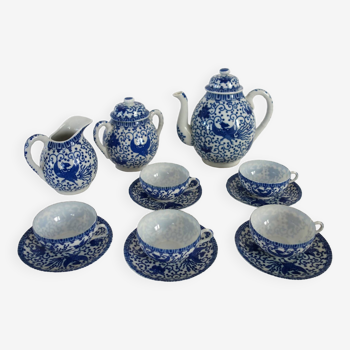 Vintage Japanese porcelain 5-person tea service