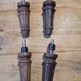 4 furniture legs - vintage