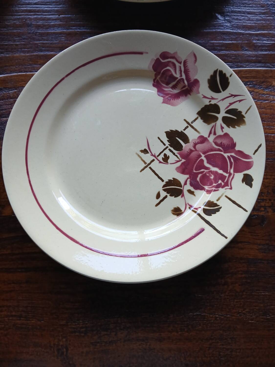 Set of 6 dessert plates Badonviller - model Simone