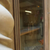 Library showcase carved wood
