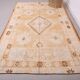 Yellow Vintage Moroccan Rug 181 x 314 cm, Berber Wool Rug, Bohemian Rug