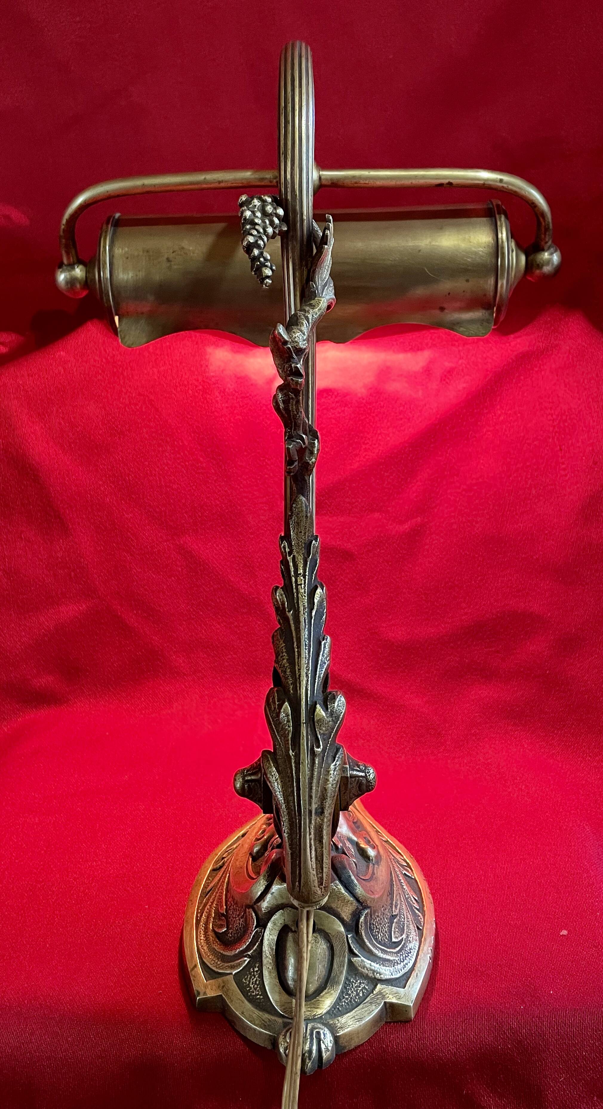 Desk lamp, stamped, 1930