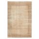 1970s Vintage Turkish Hand-Knotted Wool Cotton Beige Area Rug 149x226