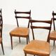 6 chaises de salle à manger italiennes