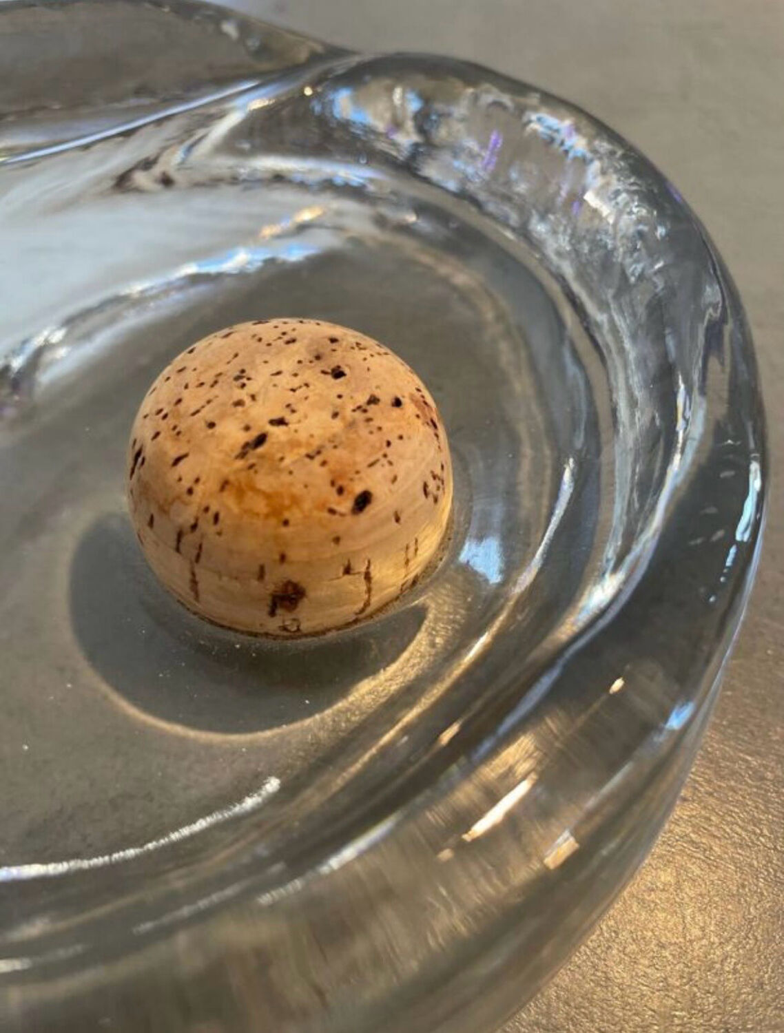 Pipe ashtray Georgshütte Glass Design