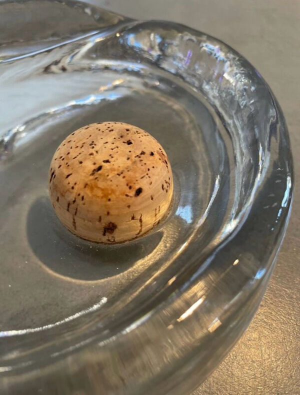 Cendrier à pipes Georgshütte Glasdesign