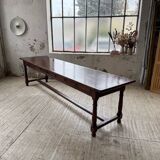 XXL table in solid dark walnut 3m